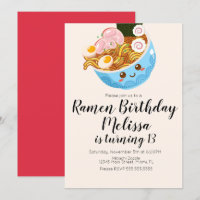 Cute Pho Oriental Ramen Anniversaire Dîner