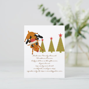 Invitation Cute Reindeer