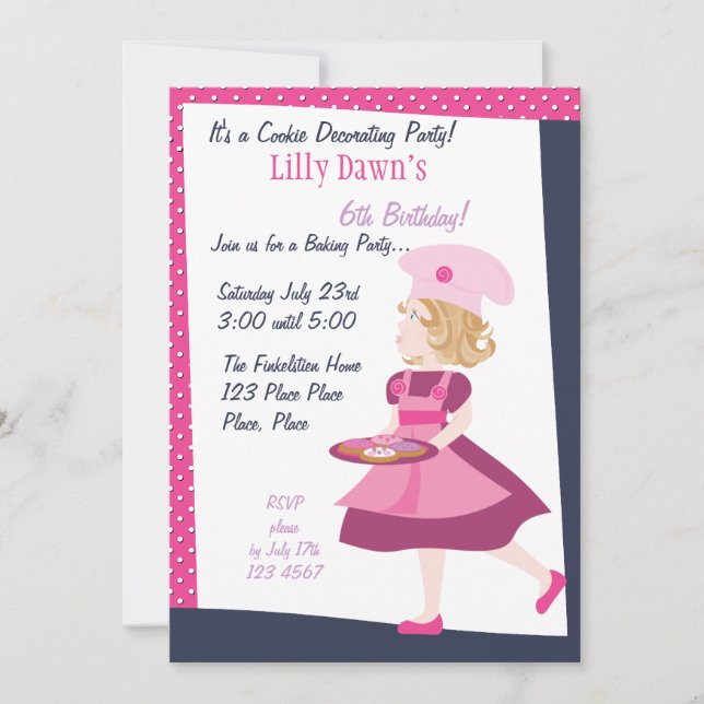 Invitation Cutie de cuisson (Devant)