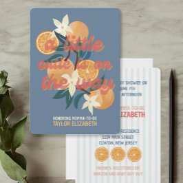 Invitation Cutie sur le chemin Baby shower Thème