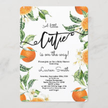 Cuties Oranges Baby shower