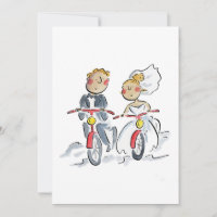 Cycliste mariage