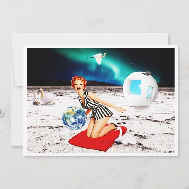 Invitation Cygne blanc (Devant)