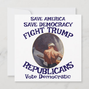 Invitation Czar Rue Menteur Trump POTUS Patriotique MAGA Trai