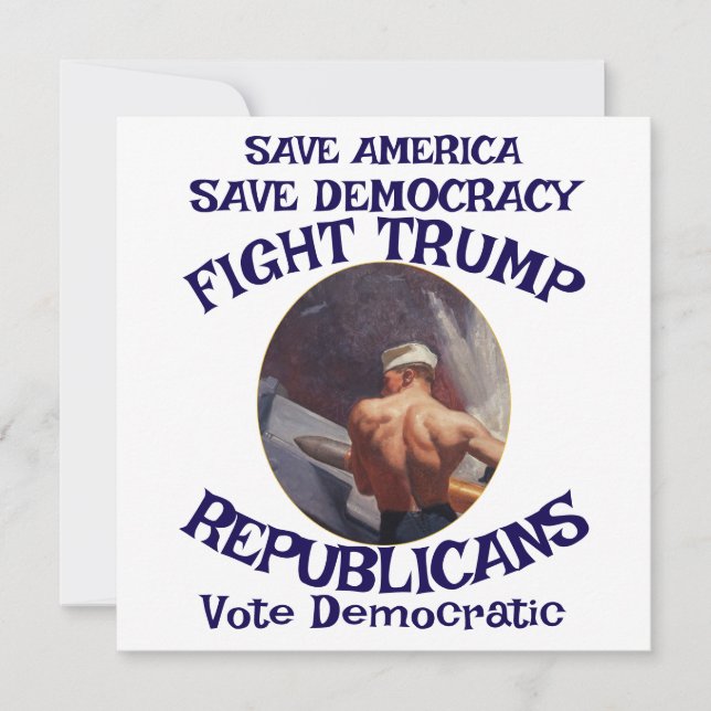 Invitation Czar Rue Menteur Trump POTUS Patriotique MAGA Trai (Devant)