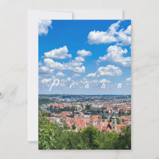 Invitation Czech Republic. Prague. Breathtaking view Case-Mat