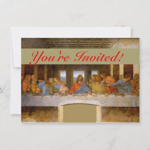 Invitation Da Vinci Dernier Supper Fine Art Classic