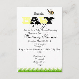 Invitation d'abeille de bulle