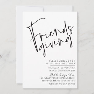 Invitation d'action monochrome minimaliste
