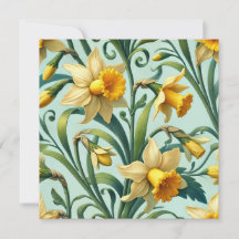 Daffodiles délicieux Printemps Design d'impression