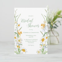 Daffodique blanc et jaune Fête des mariées florale