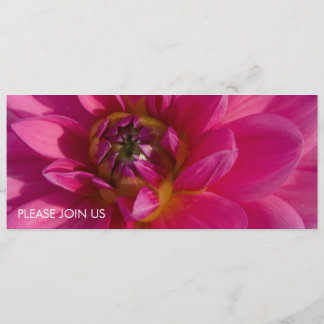 Invitation Dahlia rose