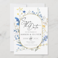 Dainty Blue Flowers Wild Floral Boho Enregistrer L