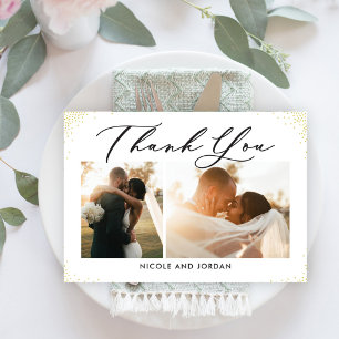 Invitation Dainty Sprinkings Flat Thank You Note Card