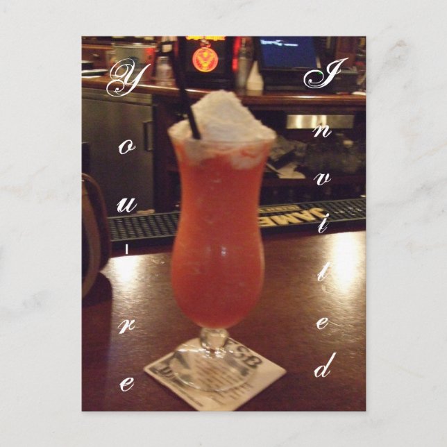 Invitation Daiquiri Cocktail Party (Devant)