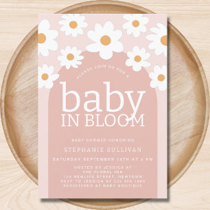 Invitation Daisy Baby in Bloom Girl Baby shower