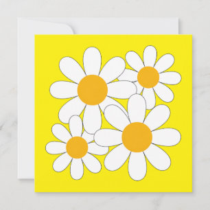 Invitation Daisy Lumineuse et Audacieuse