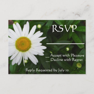 Invitation Daisy RSVP