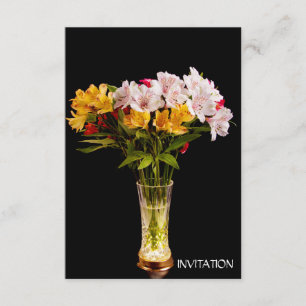 Invitation d'Alstroemeria (Lily péruvienne)
