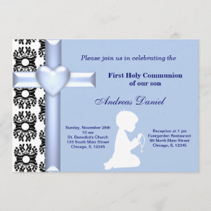 Invitation Damas Sainte Communion