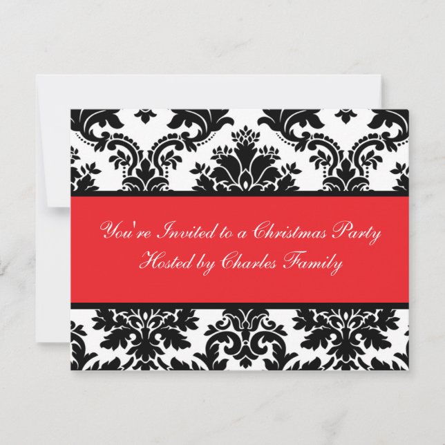 Invitation Damask (Devant)