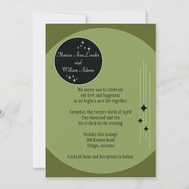 Invitation d'Amsterdam :Olive (Devant)