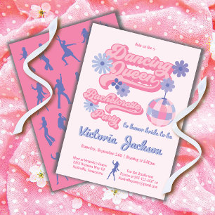 Invitation Dancing Queen Disco Bachelortie Party