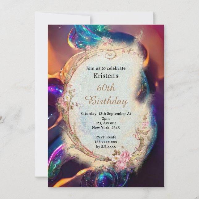 Invitation d'anniversaire (Devant)