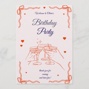 Invitation d'anniversaire