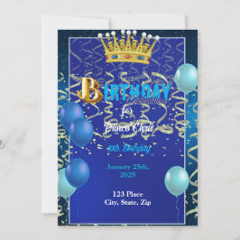 Invitation d'anniversaire
