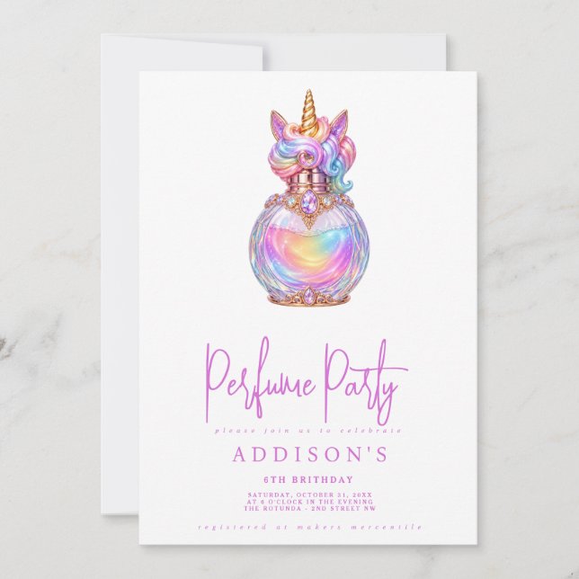 Invitation d'anniversaire (Devant)