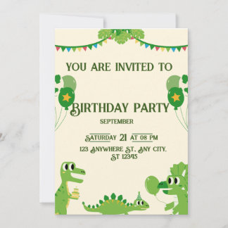 Invitation d'anniversaire