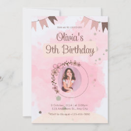 Invitation d'anniversaire 