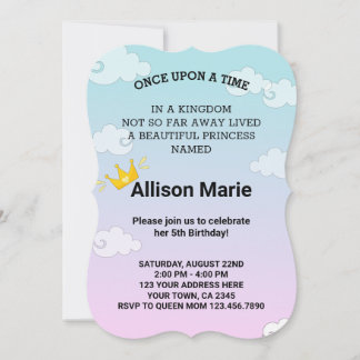 Invitation d'anniversaire