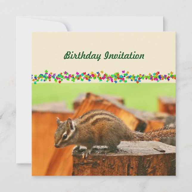 Invitation d'anniversaire (Devant)