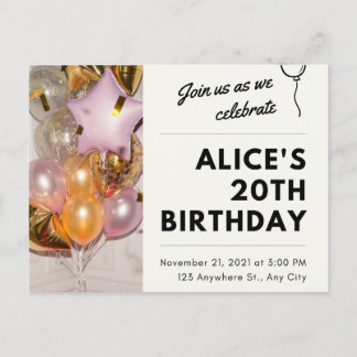 Invitation d'anniversaire 🥳🎉🎂