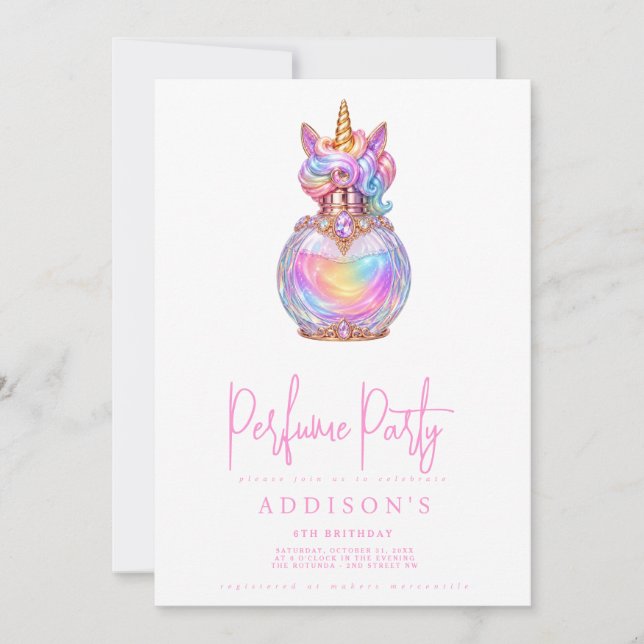 Invitation d'anniversaire (Devant)