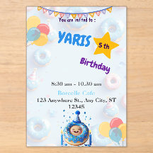 invitation d'anniversaire
