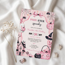 Invitation d'anniversaire 4 ans fille citrouille r