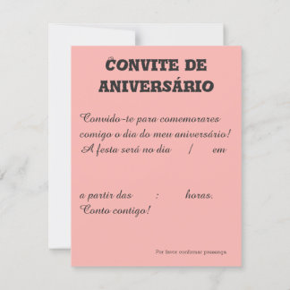 Invitation d'anniversaire Benfica