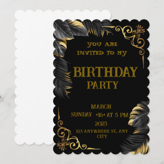 Invitation d'anniversaire - Carte numérique modifi