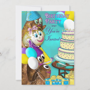 INVITATION D'ANNIVERSAIRE - COLLECTION FAMILIALE D