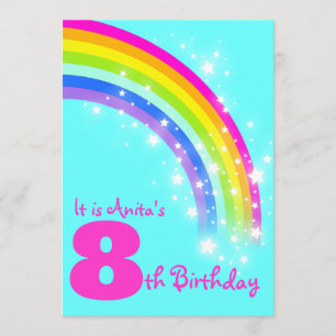 Invitation d'anniversaire d'aqua d'anniversaire