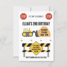 Invitation d'anniversaire de Digger