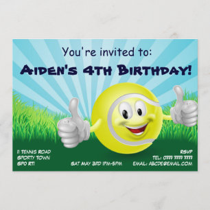 Invitation d'anniversaire de enfant de partie de