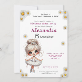 Invitation d'anniversaire de fille bizarre