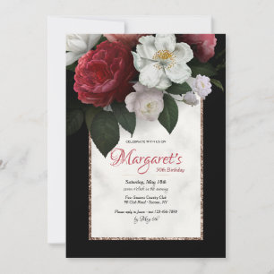 Invitation d'anniversaire de Floral Dreams