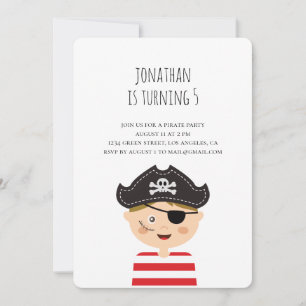 Invitation d'anniversaire de garçon. Fête des enfa