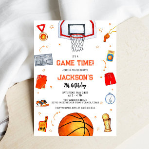 Invitation d'anniversaire de garçon pour une fête 