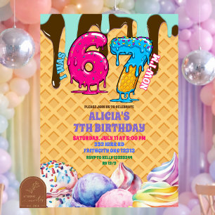 Invitation d'anniversaire de glace 67